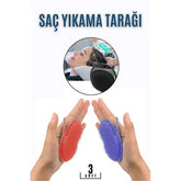 Takaz Global Saç Yıkama Tarağı Avuçiçi 3 LÜ SET Belgiqa Design